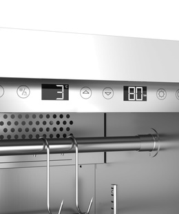  Caso | Dry aging cabinet with compressor technology | DryAged Master 125 | Energy efficiency class Not apply | Free standing | Bottles capacity Not apply | Cooling type  Compressor technology | Stainless steel  Hover