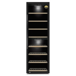  Caso | Smart Wine Cooler | WineExclusive 180 | Energy efficiency class G | Free standing | Bottles capacity 180 bottles | Cooling type Compressor technology | Black