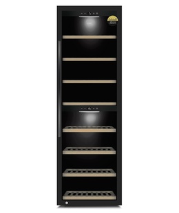  Caso | Smart Wine Cooler | WineExclusive 180 | Energy efficiency class G | Free standing | Bottles capacity 180 bottles | Cooling type Compressor technology | Black  Hover