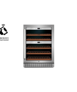 Caso | Wine cooler | WineChef Pro 40 | Energy efficiency class G | Free standing | Bottles capacity Up to 40 bottles | Cooling type Compressor technology | Stainless steel/Black  Hover