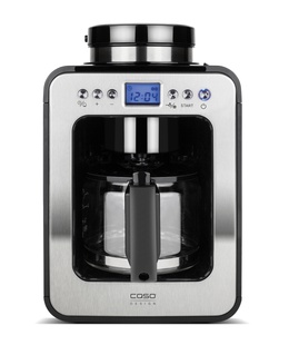  Caso | Design Compact Coffee Maker with Grinder | Pump pressure Not applicable bar | Manual | 600 W | Black/Stainless steel  Hover