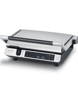 Caso Double Contact Grill with Thermocontrol | SteakMaster Pro | Contact grill | 2000 W | Stainless Steel/Black  Hover