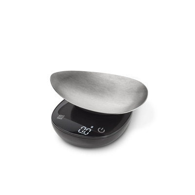 Svari Caso | Precision Weighing Scale | FinoCompact | Maximum weight (capacity) 0.5 kg | Graduation 1 g | Display type LED | Black/Stainless Steel