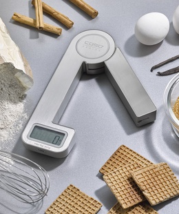 Svari Caso | Scales | KitchenEcostyle | Maximum weight (capacity) 5 kg | Graduation 1 g | Display type LCD | Stainless steel  Hover