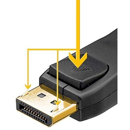  Goobay | Connector Cable 1.2 | Displayport | 3 m