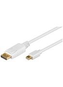  Goobay | Mini DisplayPort adapter cable 1.2 | 52858 | Mini DisplayPort plug | DisplayPort plug | 1 m | Gold-Plated connectors