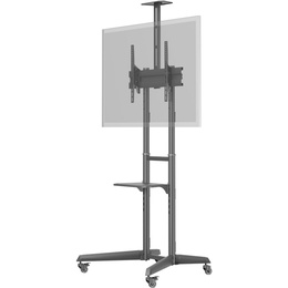  Goobay Floor stand | 59508 TV Presentation Stand Pro (Size L) | Adjustable Height