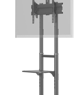  Goobay Floor stand | 59508 TV Presentation Stand Pro (Size L) | Adjustable Height  Hover