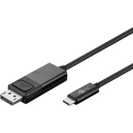  Goobay | USB-C- DisplayPort adapter cable (4k 60 Hz) | USB-C male | DisplayPort male | USB-C to DP | 1.2 m