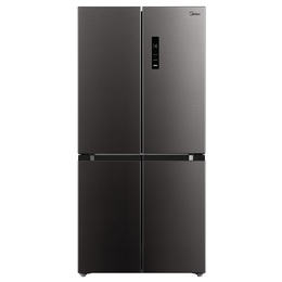  Midea Refrigerator | MDRF632FIE28 | Energy efficiency class E | Free standing | Side by side | Height 177.5 cm | No Frost system | Fridge net capacity 305 L | Freezer net capacity 169 L | Display | 35 dB | Black