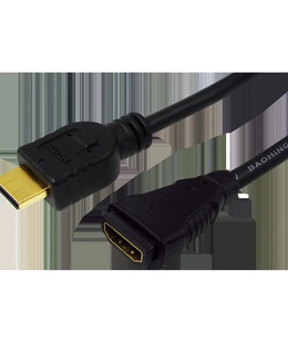  Logilink | HDMI Cable Type A Male - HDMI Type A Female | Black | HDMI Type A Female | HDMI Type A Male | HDMI to HDMI | 2 m  Hover