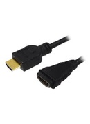  Logilink | HDMI Cable Type A Male - HDMI Type A Female | Black | HDMI Type A Female | HDMI Type A Male | HDMI to HDMI | 2 m Hover