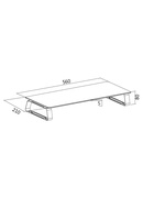  Logilink BP0027 Tabletop monitor riser Hover
