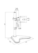  Logilink | Desk Mount | BP0044 | 13-32  | Maximum weight (capacity) 8 kg | Black Hover