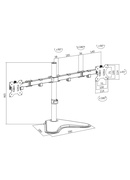  Logilink | Desk Mount | BP0045 | 13-32  | Maximum weight (capacity) 8 kg | Black Hover