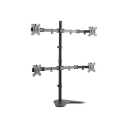  Logilink BP0046 Quad Monitor Desk Stand 13-32 | Logilink | Desk Mount | BP0046 | 13-32  | Maximum weight (capacity) Carrying capacity of each arm: Max. 8 kg  kg | Black