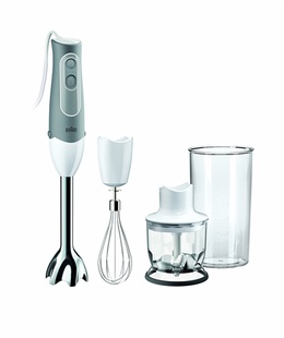 Mikseris Braun | Blender | MQ525 | Hand Blender | 600 W | Number of speeds 2 | Chopper | White  Hover