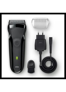  Braun | Shaver | 300s 3-Flex Series 3 | Operating time (max) 20 min | NiMH | Black