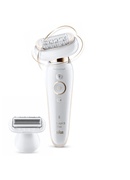 Epilātors Braun | Epilator | Silk-epil 9 Flex SES9002 | Operating time (max) 40 min | Bulb lifetime (flashes) Not applicable | Number of power levels 2 | Wet & Dry | White/Gold