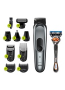  Braun Trimmer All-in-one MGK7221 Nose trimmer included Number of shaver heads/blades 1 Black/Grey Wet & Dry Hover