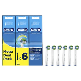 Birste Oral-B Precision Clean Replaceable Toothbrush Heads | Heads | For adults | Number of brush heads included 6 | White