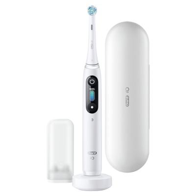 Birste Oral-B | Electric Toothbrush | iO8 Series | Rechargeable | For adults | Number of brush heads included 1 | Number of teeth brushing modes 6 | White Alabaster