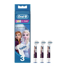 Birste Oral-B | Toothbrush Replacement | Refill Frozen | Heads | For kids | Number of brush heads included 3 | Number of teeth brushing modes Does not apply | White