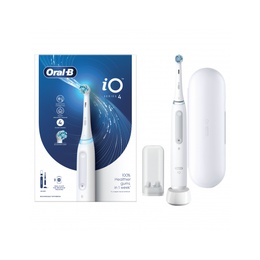 Birste Oral-B | Electric Toothbrush | iO4 | Rechargeable | For adults | Number of brush heads included 1 | Number of teeth brushing modes 4 | Quite White