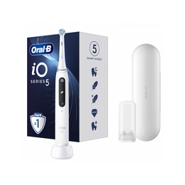 Birste Oral-B | Electric Toothbrush | iO5 | Rechargeable | For adults | Number of brush heads included 1 | Number of teeth brushing modes 5 | Quite White