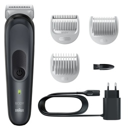  Braun | Body Groomer | BG3340 | Cordless and corded | Black/Grey