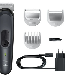  Braun | Body Groomer | BG3340 | Cordless and corded | Black/Grey  Hover