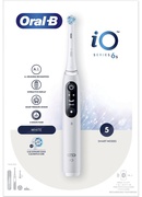 Birste Oral-B Electric Toothbrush | iO6 | Rechargeable | For adults | Number of brush heads included 1 | Number of teeth brushing modes 5 | White Hover