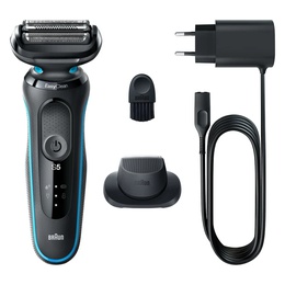  Braun | Shaver | 51-M1200s | Operating time (max) 50 min | Wet & Dry | Black/Mint