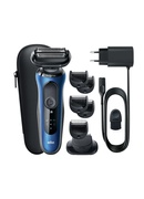  Braun | Shaver | 61-B1500s | Operating time (max) 50 min | Wet & Dry | Blue/Black
