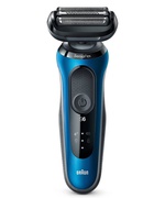  Braun | Shaver | 61-B1500s | Operating time (max) 50 min | Wet & Dry | Blue/Black Hover