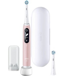 Birste Oral-B Toothbrush + Travel Case | iO6 | Rechargeable | For adults | Number of brush heads included 1 | Number of teeth brushing modes 5 | Pink  Hover