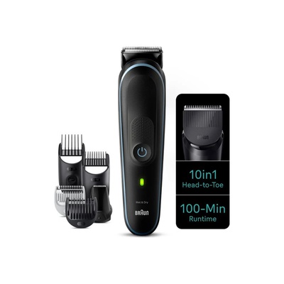 Braun | All-in-one trimmer | MGK5445 | Cordless | Number of length steps 13 | Black/Blue