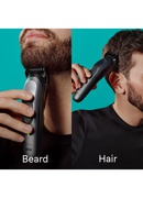  Braun | All-in-one Trimmer | MGK7420 | Cordless | Number of length steps 13 | Black/Grey Hover
