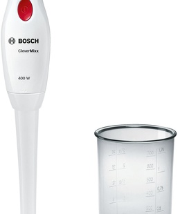 Bosch | Blender | CleverMixx MSM14100 | Hand Blender | 400 W | Number of speeds 1 | White  Hover