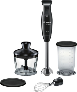 Bosch | Blender | CleverMixx MSM2650B | Hand Blender | 600 W | Number of speeds 12 | Chopper | Black  Hover