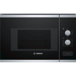 Mikroviļņu krāsns Bosch | Microwave Oven | BFL520MS0 | Built-in | 20 L | 800 W | Stainless steel/Black