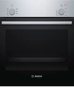 Cepeškrāsnis Bosch | Oven | HBF010BR1S | 66 L | A | Multifunctional | Manual | Height 59.5 cm | Width 59.4 cm | Stainless steel  Hover
