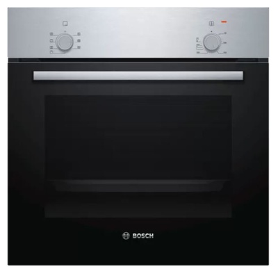 Cepeškrāsnis Bosch | Oven | HBF010BR1S | 66 L | A | Multifunctional | Manual | Height 59.5 cm | Width 59.4 cm | Stainless steel
