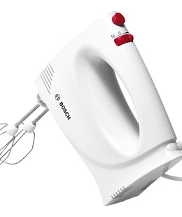 Mikseris Bosch Hand Mixer | MFQP1000 YourCollection | Hand Mixer | 300 W | Number of speeds 2 | Turbo mode | White  Hover