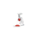 Gaļas maļamās mašīna Bosch | Meat mincer SmartPower | MFW2510W | White | 350 W | Number of speeds 1 | 2 Discs: 3.8 and 8 mm; Sausage filler accessory. Hover