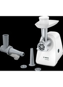 Gaļas maļamās mašīna Bosch Meat mincer | MFW2515W | White | 1500 W | Number of speeds 1 | Throughput (kg/min) 1.7