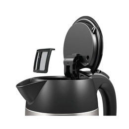 Tējkanna Bosch | Kettle | DesignLine TWK3P420 | Electric | 2400 W | 1.7 L | Stainless steel | 360° rotational base | Black/Stainless Steel