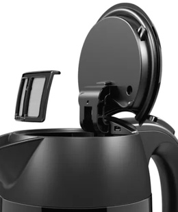Tējkanna Bosch | Kettle | DesignLine TWK3P423 | Electric | 2400 W | 1.7 L | Stainless steel | 360° rotational base | Jet black polished  Hover