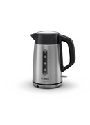 Tējkanna Bosch | Kettle | DesignLine TWK4P440 | Electric | 2400 W | 1.7 L | Stainless steel | 360° rotational base | Stainless steel/Black Hover