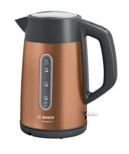 Tējkanna Bosch | Kettle | TWK4P439 | Electric | 2400 W | 1.7 L | Stainless steel | 360° rotational base | Copper  Hover